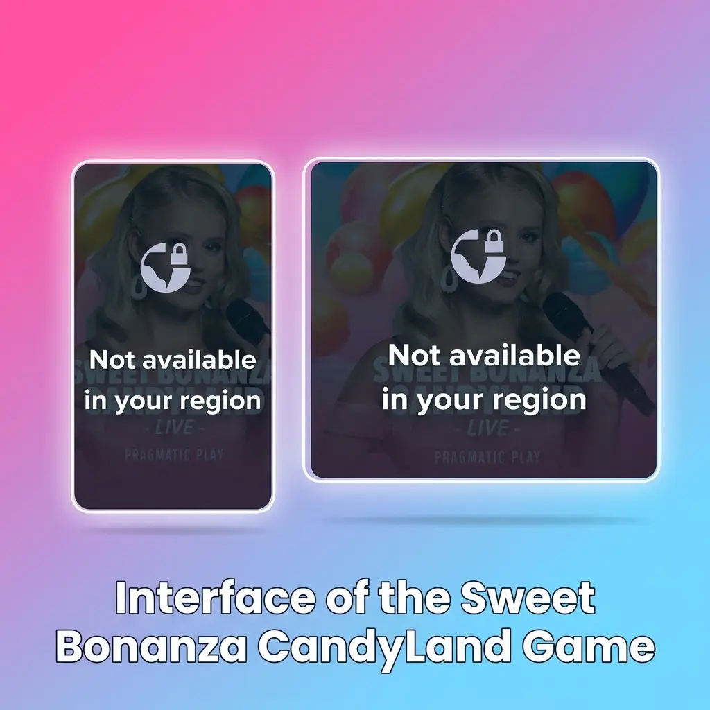 Sweet Bonanza CandyLand game interface with candy-themed wheel and betting panels