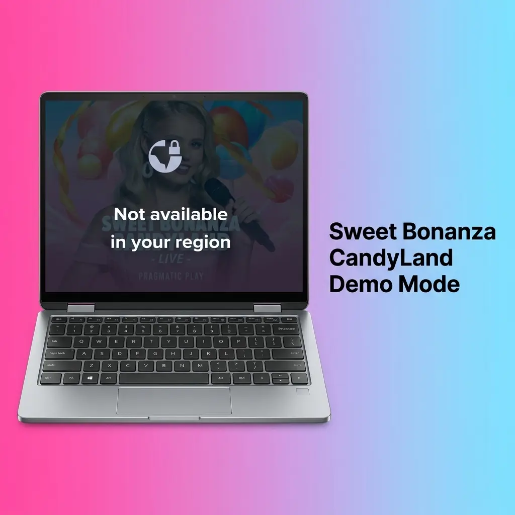 Sweet Bonanza CandyLand demo mode interface with virtual credits